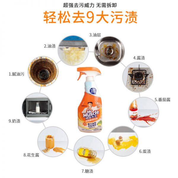 厨房重油污净清洗每日去油污清洁剂厨房家用去污油污净