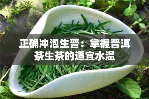 正确冲泡生普:掌握普洱茶生茶的适宜水温