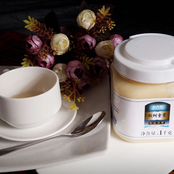 【usvn.cn蜂蜜03】蜂蜜白醋水是饭前喝还是饭后喝：【中国农垦】黑龙江北大荒椴树雪蜜东北黑蜂蜜农家椴树雪蜜1kg盒123