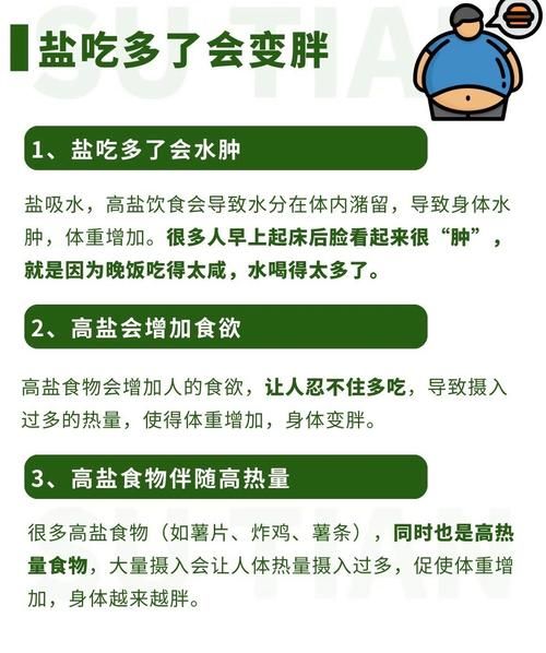 减肥为什么要少盐