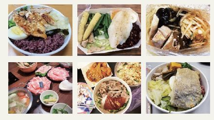 個案們減脂期的外食紀錄