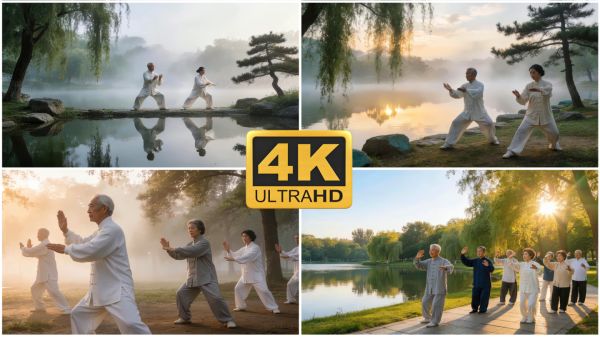 太极健康锻炼晨练养生