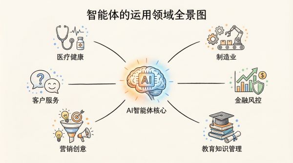 智能体运用领域全景图