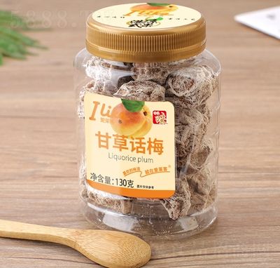 爱莱客甘草话梅休闲果脯蜜饯