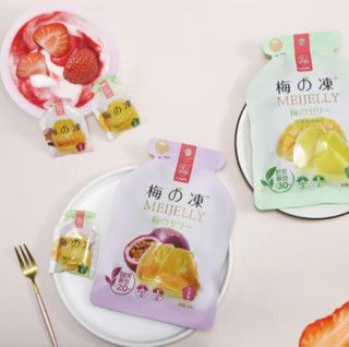 LIUM溜溜梅草莓蒟蒻梅果冻480g