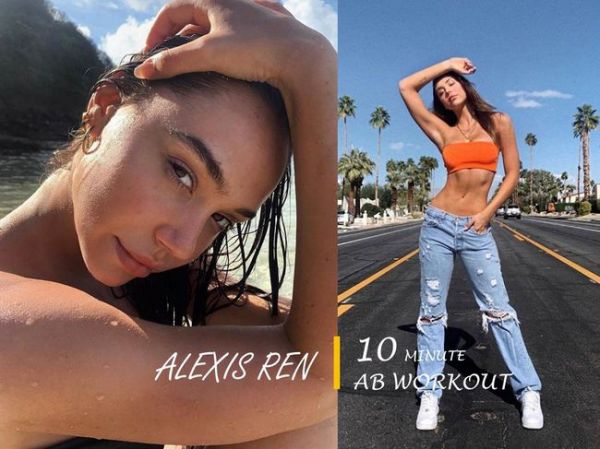 Alexis Ren的10分鐘腹肌訓(xùn)練