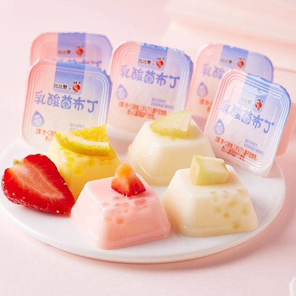 比比贊乳酸菌布丁【混合味】 400g.果凍