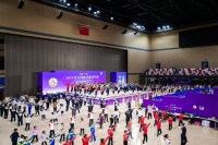 江山第九次承办国家级健美操赛事，近800名健美操小将一展身手