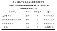 中国首部腰痛运动疗法指南详解