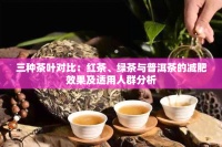 三种茶叶对比：红茶、绿茶与普洱茶的减肥效果及适用人群分析