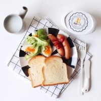 你对待早餐的态度，就是你对待生活的态度。