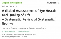 JAMA Ophthalmology：全球用眼健康和生活质量评估，及早干预很重要！@MedSci