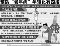 老年病“盯”上年轻人　专家称，工作压力大、生活习惯不合理是重要原因