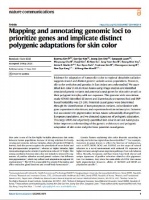 LG 生活健康肤色基因研发成果 荣登国际学术期刊《Nature Communications》