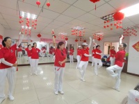 市北区登州路街道开展“让运动成为习惯 让体育走进生活”全民健身舒筋拉力健身操培训活动