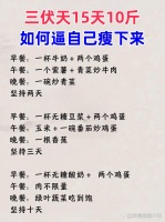 三伏天15天挑战：科学减脂...@美晨健康生活的动态