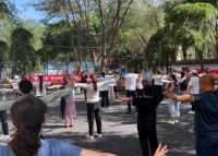 “健康生活·瑜伽相伴”沙依巴克区全民健身活动进社区