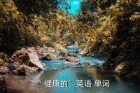 健康的英文单词,健康与生活方式（一）