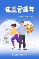 体重管理 人人参与——全民健康生活方式宣传月
