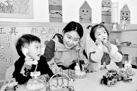 将科学保教渗透到生活和游戏中