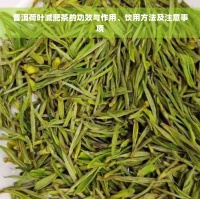 普洱荷叶减肥茶的功效与作用、饮用方法及注意事项