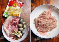鹌鹑蛋蒸肉饼