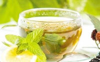 瘦身,柠檬,绿茶