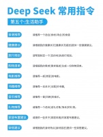 Deep Seek生活助手指令：全方位提升生活品质