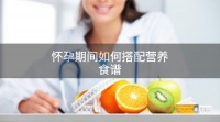怀孕期间如何搭配营养食谱