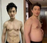 黄晓明晒出减肥前后对比照！医生担忧：这是拿命来拼啊