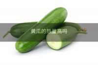 黃瓜的熱量高嗎