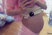 圖解懷孕24周標(biāo)準(zhǔn)肚子大小，原來胎兒在腹中姿勢是這樣