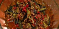 家常菜肴——肉末炒茄子的做法（快手菜譜）