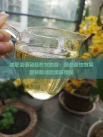 減肥治便秘最有效的茶：哪些茶飲效果最快助減肥緩解便秘