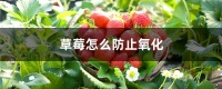 草莓怎么防止氧化