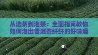 從選茶到泡茶：全面指南教你如何泡出普洱茶纖纖的好味道