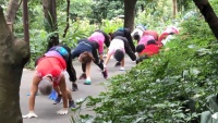 91歲大爺公園組團(tuán)龜蛇爬行：有一日就練一日，一天不練就不舒服