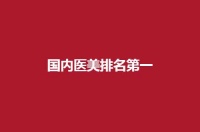 國內(nèi)醫(yī)美排名第一是哪家？進榜看詳情簡介