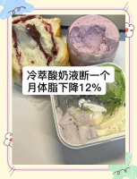 冷萃酸奶液斷食一個月，體脂大降12