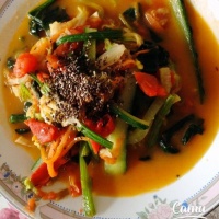 减肥 抗痤疮番茄奇亚籽煮菜