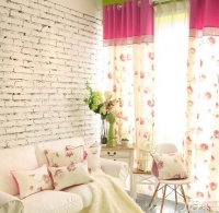 清新甜美气质 10款精致田园风窗帘