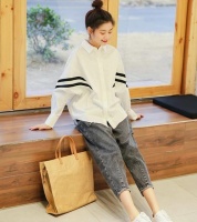 女孩子在夏天并不總是穿闊腿褲，試試?yán)壯潱奚砀咛粲钟行? class=