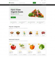 農(nóng)場有機(jī)健康果蔬商城網(wǎng)站模板