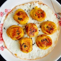 鸡蛋香蕉饼，做法超级简单