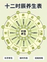 图文详解中医养生十二时辰