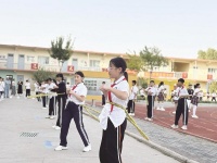 东尚璧小学举办校园呼啦圈比赛
