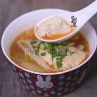 开胃又营养de番茄豆腐汤的做法