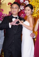 卫诗雅婚礼现场曝光，古巨基容祖儿阿Sa见证幸福