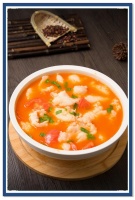 老少皆宜的番茄鱼片汤，简单又美味