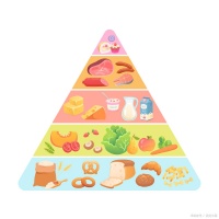 健康生活：遵循健康的饮食金字塔！